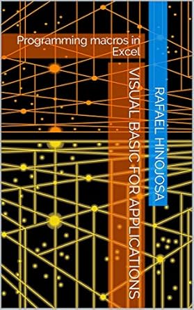 Amazon.com: Visual Basic for Applications: Programming macros in Excel ...