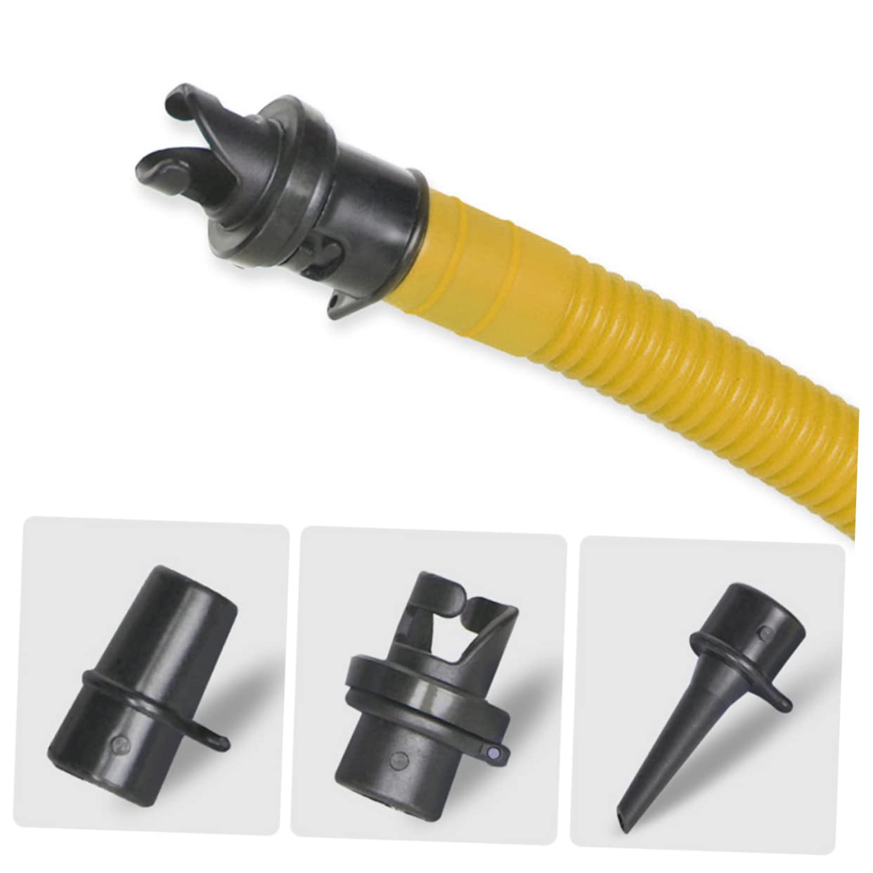 Yardwe 2 Lots De 9 Pompes À Pied pour Bateau Panier en Corde Canoës Pompe À Pédale Sièges De Stade pour Gradins Autocollants pour Bateau Pompe À Air Gonflable À Pédale pour Bateau