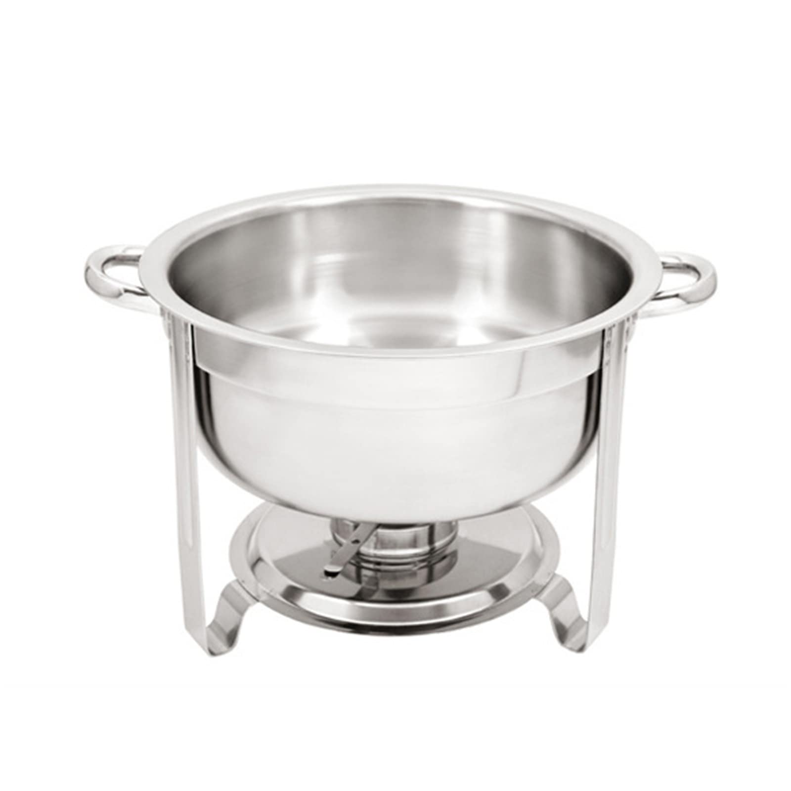 Scaldavivande Scaldavivande Rotondo in Acciaio Inox con Coperchio capacità 5L Comodo e Pratico