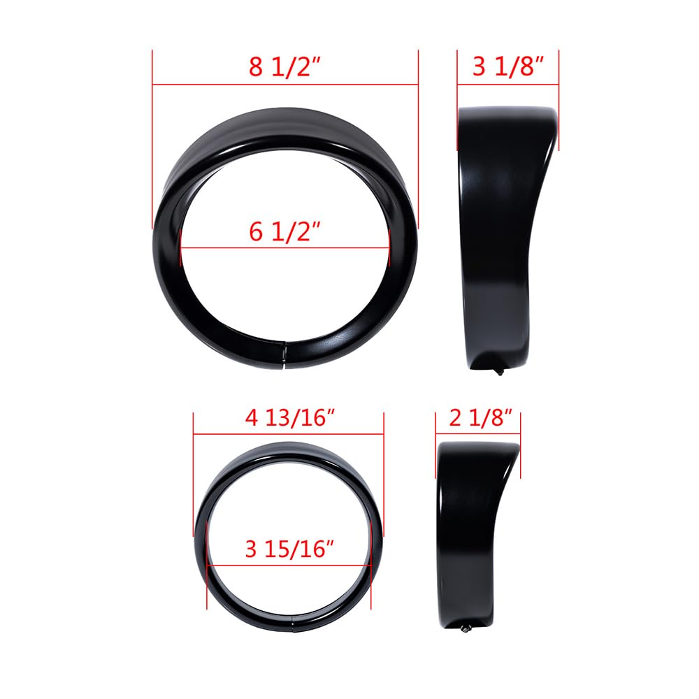 AutoXcessori Black Complete Kit 1PC 7