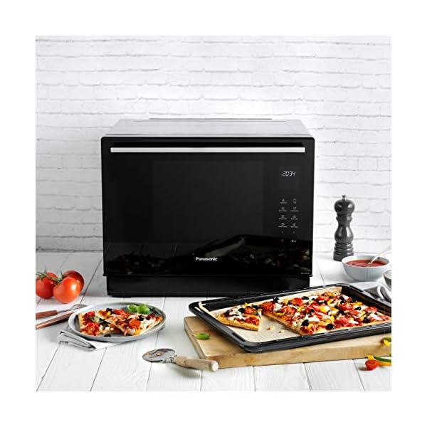 Panasonic NN-CF87LBBPQ 3-IN-1 Combination Microwave Oven with Flatbed, 1000 W, 31 Litres, Metallic Silver - Image 3