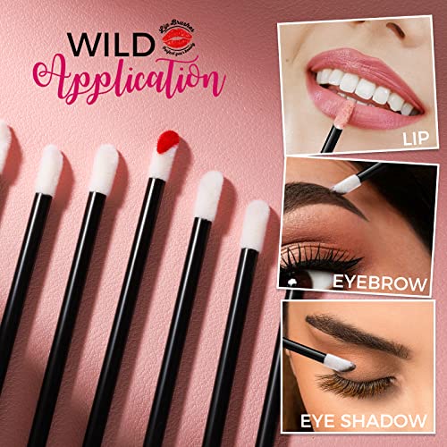 600 Pcs Disposable Lip Wands Lint Free Applicators Teenitor Lipstick Testers Wands Applicators For Makeup Lip Brushes Wands Makeup Beauty Tool #TOP4