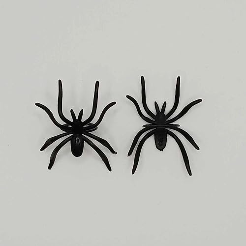 Miniatura 6 de Spider-Theme Halloween Cupcake Toppers (24 piezas)  Apto para alimentos, palillos de plástico reutilizables  Suministros para fiestas de Halloween