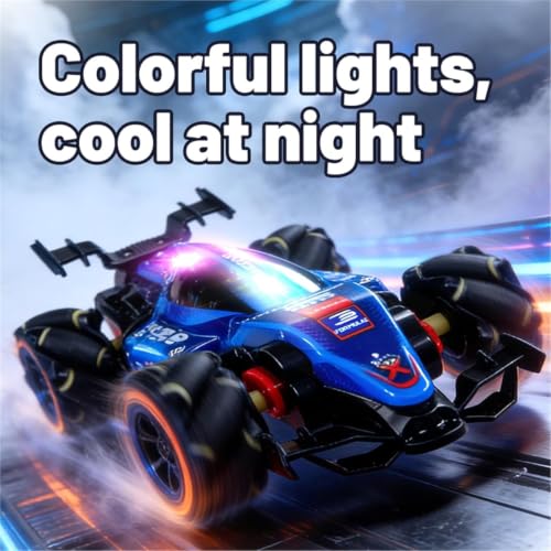 Image of SUPER TOY Mini Drift Car F1 RC Car for Kids 4x4 Remote Control Car 360 Rotation 2.4GHz High Speed Racing 4WD Formula Racing Toy Car for Boys with Rechargeable Battery