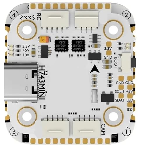 Drone H743 55A 128K AM32 Electronique de Vol FPV Compétition 30x30mm