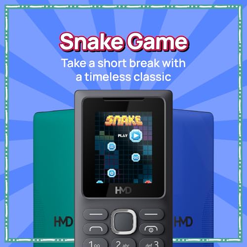 Image of HMD 101 Keypad Mobile Phone | Dual SIM, Long Lasting Battery, Durable Design, English Phone Talker, Wireless FM Radio, MP3 Player, MicroSD, 1-Year Replacement Guarantee | Grey