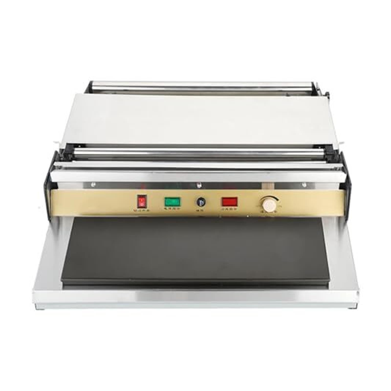 Envasadora de papel de aluminio, 300 W, alta temperatura, manual