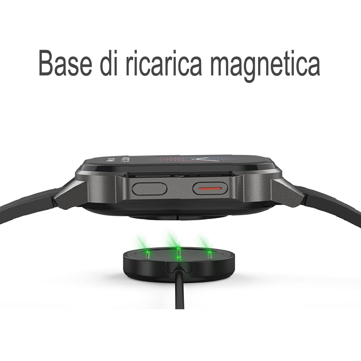 OBA Smartwatch 4G LTE Smart Watch Monitoraggio Salute, cardio, Cassa 49mm, Ossigeno O2, fitness, GPS integrato, IP67,fotocamera, display OMOLED,Batteria 1000Ah, smartphone in soli 49mm Watch S5
