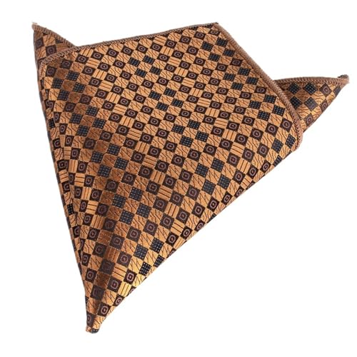Mouchoirs de poche pour homme en lot de 2 élégants petits carrés de coton à motifs floraux