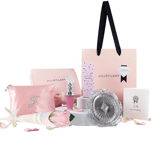 JILLSTUART(ジルスチュアート) Brilliant メイクタイム ギフトセット（コンパクトミラーII＋クリスタルブルームリップブーケ セラム 02＋ソープフラワーブーケ) (ソープフラワーブーケのお色：Pink)