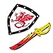 Super Z Outlet Children's Foam Toy Medieval Joust Dual Dragon Sword & Shield Knights Set Lightweight Safe for Birthday Party Activities, Event Favors, Toy Gifts