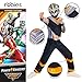 Rubie's 1001582XS000 Power Cosmic Fury Black Ranger Kids Fancy Dress, 5-6