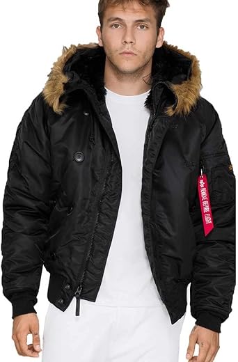 m*i様 alpha n2-b n2b flight jacket black Alpha N2B Short Waist Parka Jacket | Camouflage.ca
