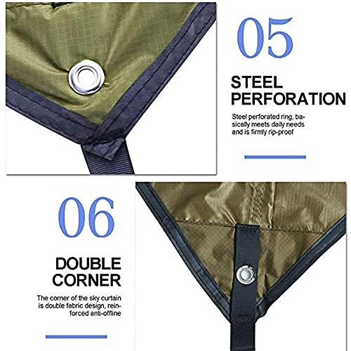 Toldo impermeable para camping 350x280 cm miniatura 6