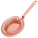 BarBits Colador de cóctel redondo – Colador profesional Hawthorne (cobre)