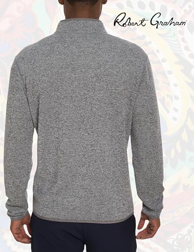 Robert Graham Men’s Cariso Long-Sleeve 1/4-zip Knit Pullover Shirt4