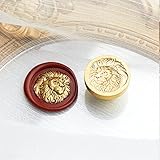 Wax Stamp Head,Vintage Craft Sealing Stamp Head for Wedding Invitations Cards Envelopes Gift Packing Relief Lion