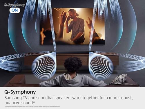Image of Samsung HW-Q800F Soundbar 5.1.2ch with Wireless Dolby Atmos, Subwoofer, Q-Symphony, SpaceFit Sound Pro, Game Mode Pro, Alexa, AirPlay 2, HDMI eARC, Bluetooth Sound Bar for TV