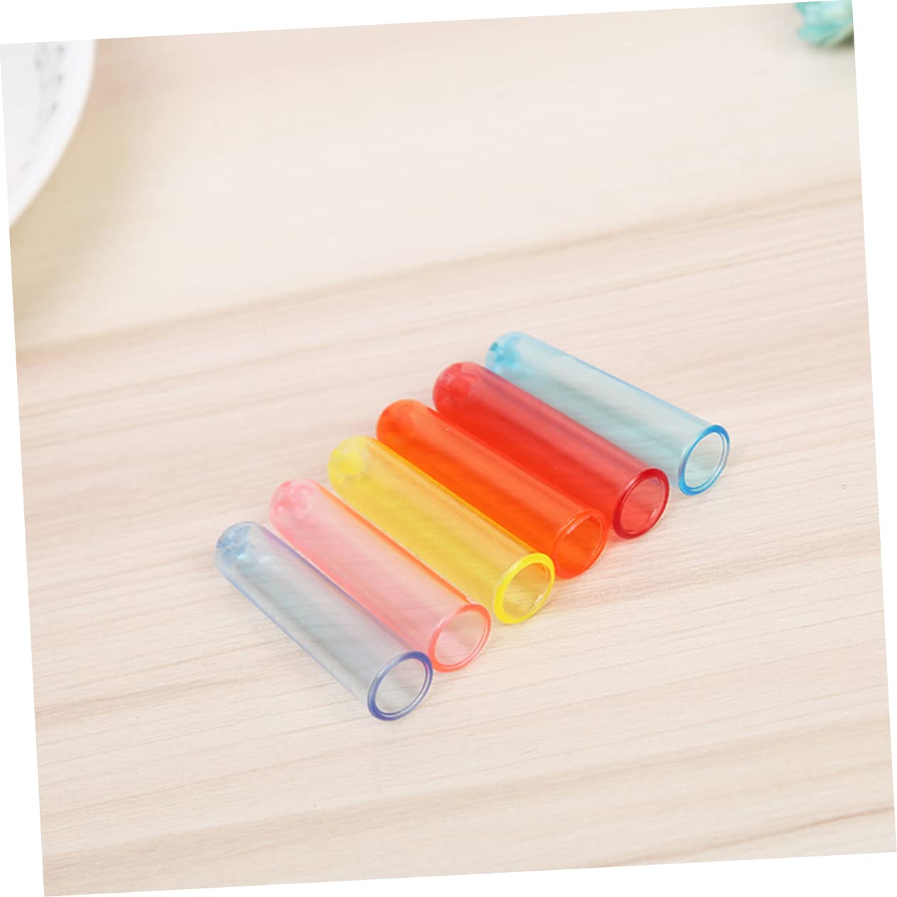 Hohopeti 20 Tappi Protettivi Per Matite E Penne - Copripunta In Plastica Trasparente, Per Artisti, Studenti, Ufficio E Scuola - Protegge Le Punte, Allunga La Vita Delle Matite, Sicuri Per Bambini - 3