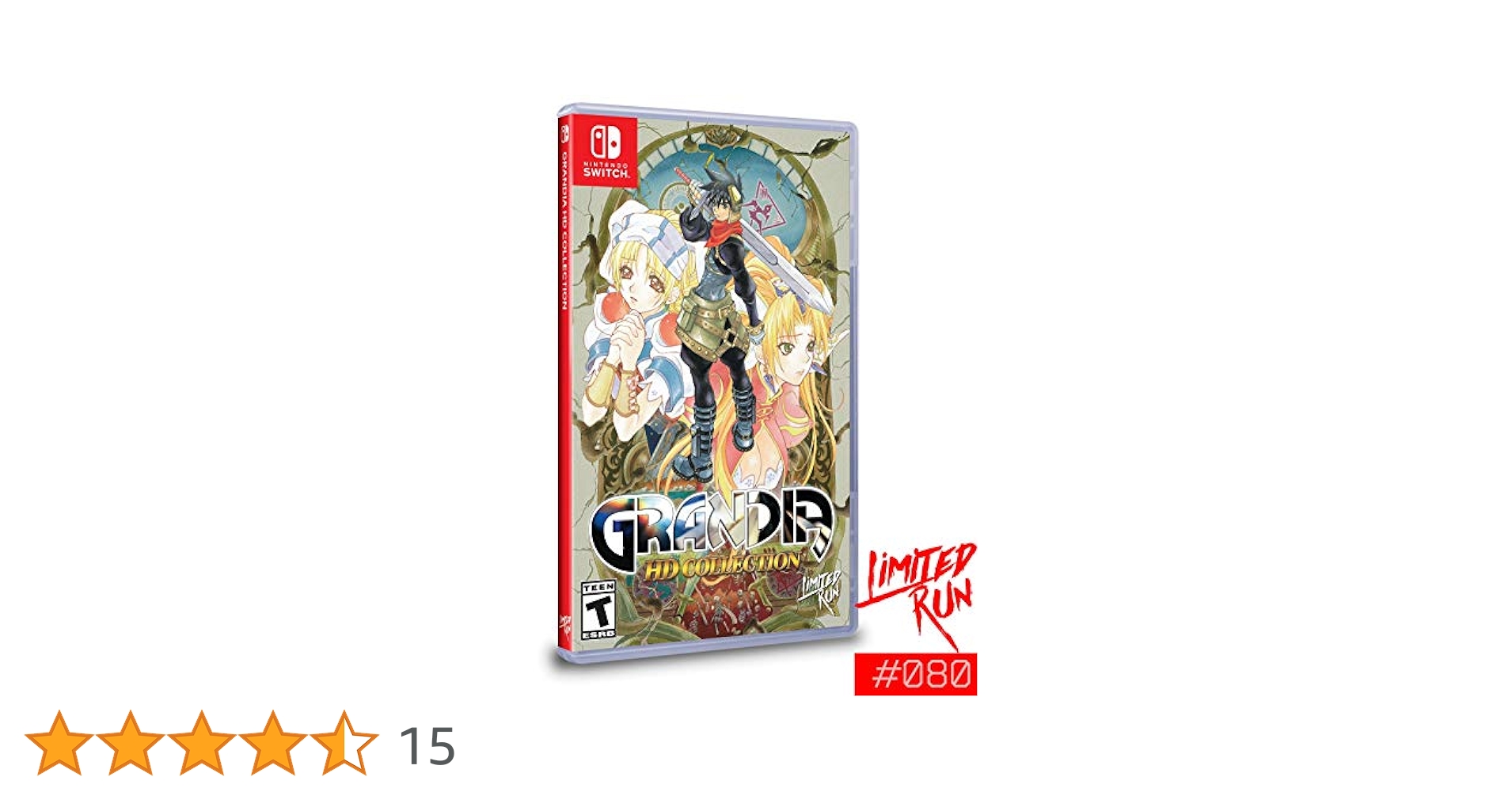 Nintendo Switch GRANDIA HD collection limited run Switch Limited Run #80: Grandia HD Collection – Limited Run