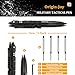 Origin-Joy 3 Pack Tungsten Steel Military Tactical Pen Set, Multifunctional EDC Self Defense Pen With 12 Ballpoint Refills