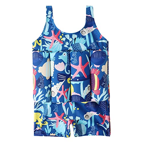 Image of Kids Boys Girls Floatation Swimsuit with Adjustable Buoyancy Baby Float Suit Swim Vest One Piece Swimwear Bathing Suit