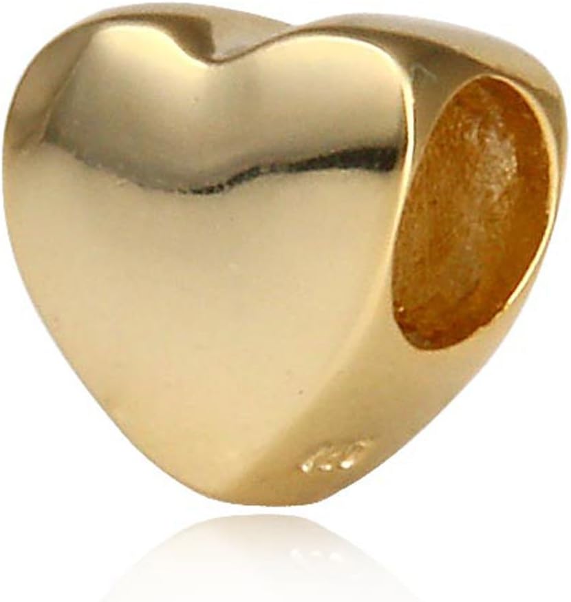 Star Charm 925 Sterling Silver Beads Fit Pandora Style Bracelets, Love Firmly Dangle, Dangling Pendant for Necklace and European Snake Chain, Birthday Charm Gift