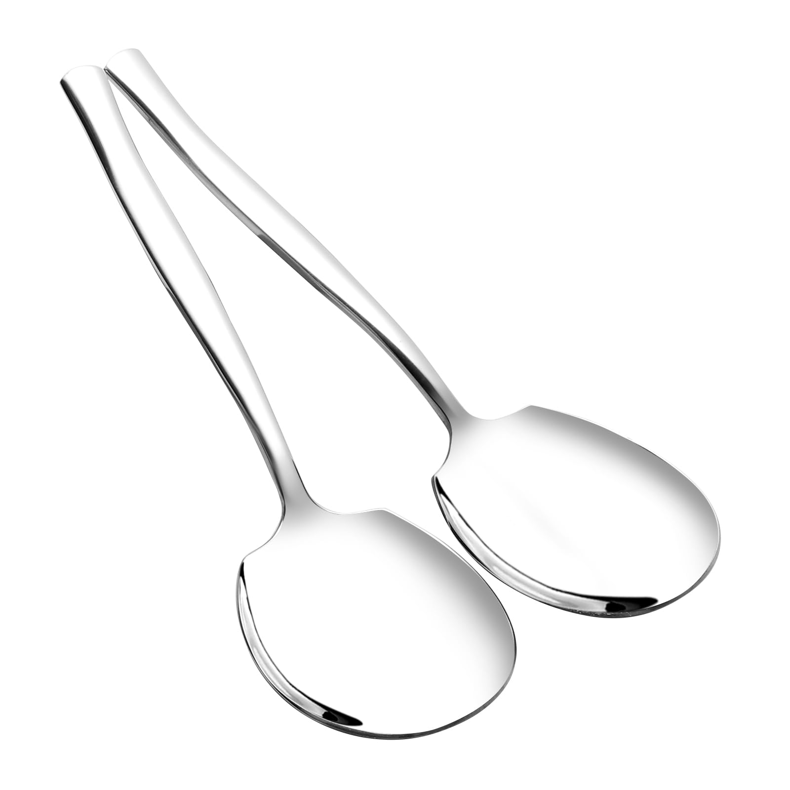Quickquick 8 Pieces Large Buffet Serving Spoon, Stainless Steel Serving Spoon