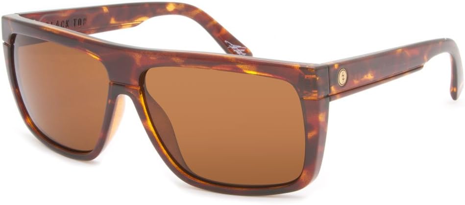 ELECTRIC Black Top Sunglasses, Tortoise Shell/Melanin Bronze