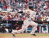 YANDY DIAZ CLEVELAND INDIANS ACTION SIGNED 8x10 - Sports Memorabilia