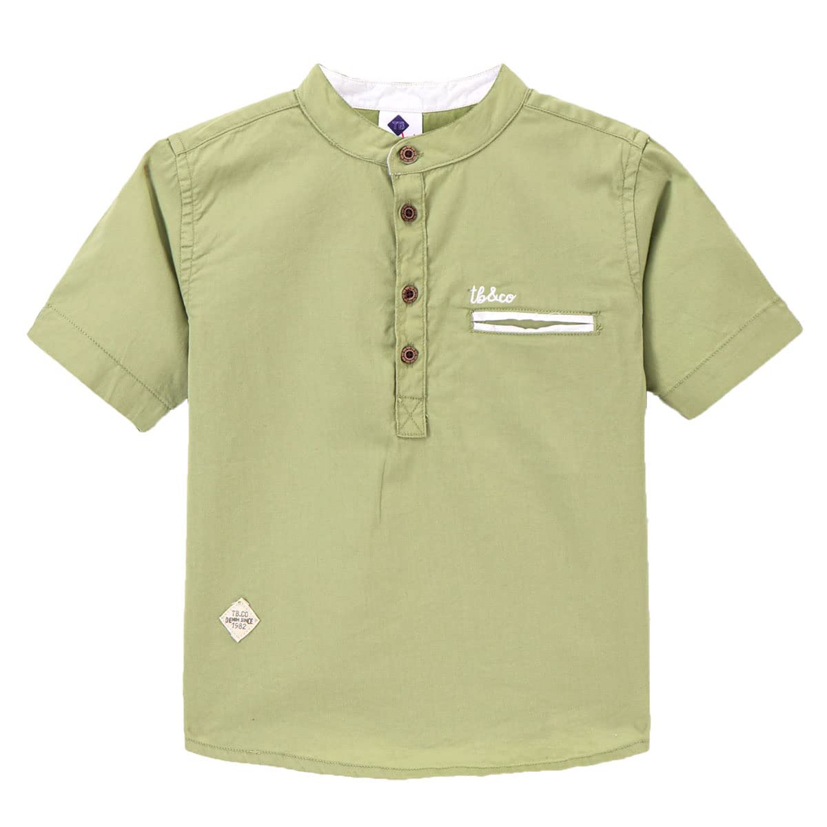 TONYBOYBoy's Solid Cotton Shirt