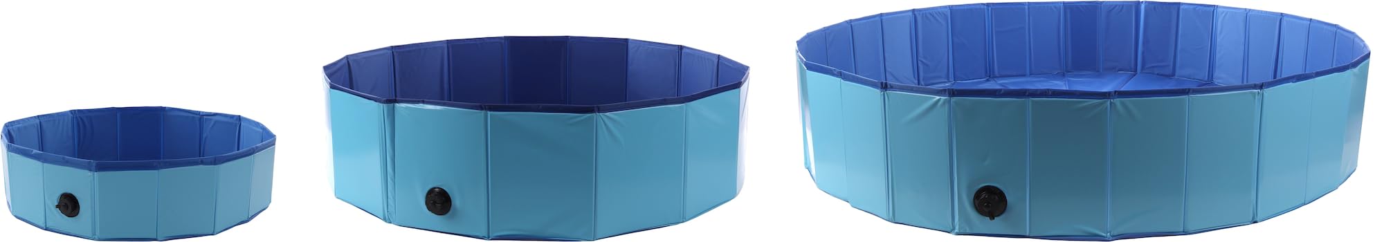 Schizzi per piscina rotondo grigio scuro/blu