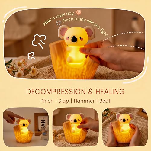 Lámpara de noche infantil Koala LED recargable USB multicolor miniatura 2