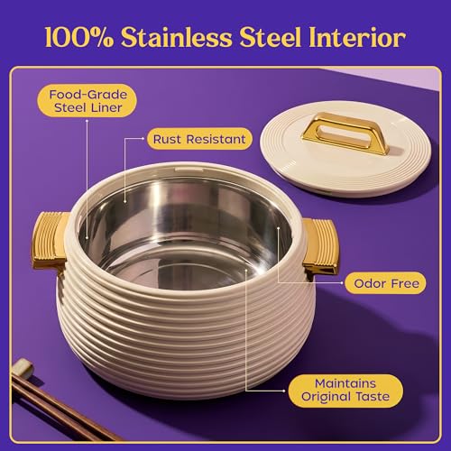 Image of SELVEL Smart Pot Insulated Casserole, LT Grey, 1500 ML