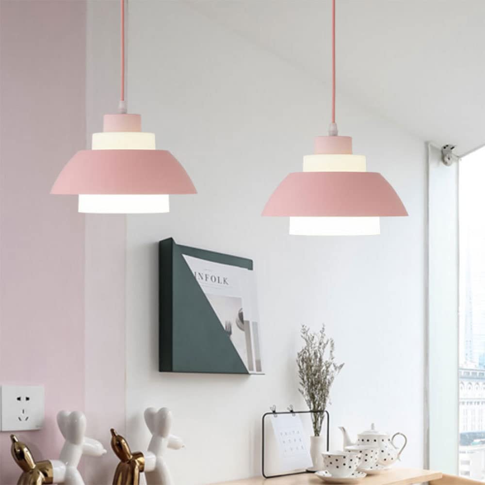 2-lichts moderne hanglamp Esmora zwart met ovale stoffen kap