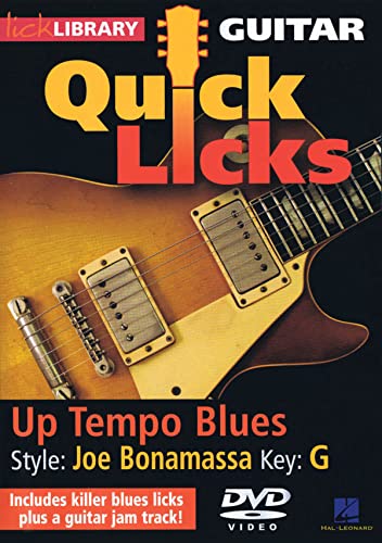 Up Tempo Blues Quick Licks DVD pour apprendre la guitare