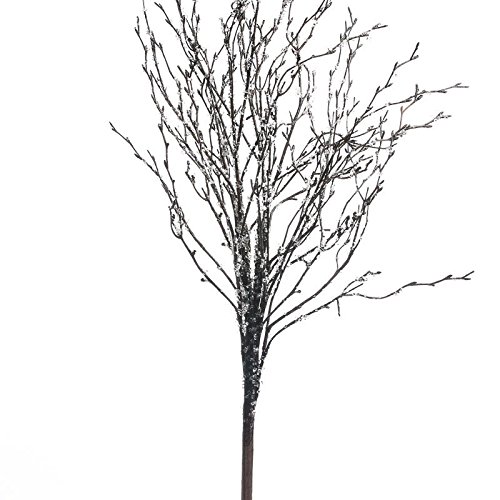 Factory Direct Craft Pair of Whispy Artificial ICY Birch Branch Sprays for Centerpieces and Arrangements