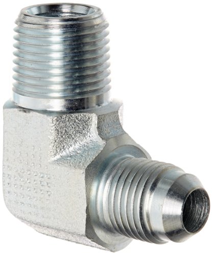 Eaton Weatherhead C5405X6X6 Carbon Steel SAE 37 Degree (JIC) Flare-Twin Fitting, 90 Degree Elbow, 3/8