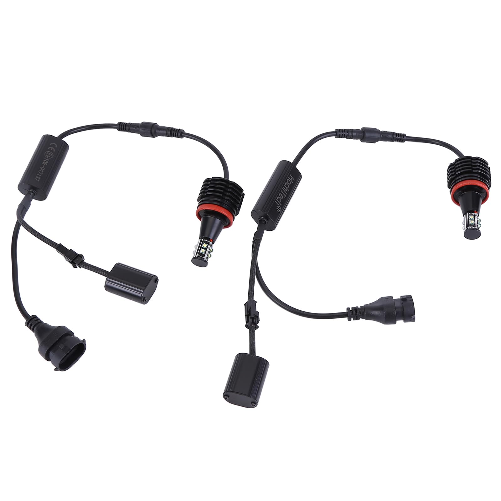 BYNYXI 2 Stück H8 Angel Eyes für E82 E87 E90 E92 5er E60 6er E63 X5 X6 X1 Z4 E70 E71 Angel Eye Scheinwerfer Standlicht 12V 40W 7000K 003584ZIZ01A H8 LED Angel Eyes LED Marker Lichter