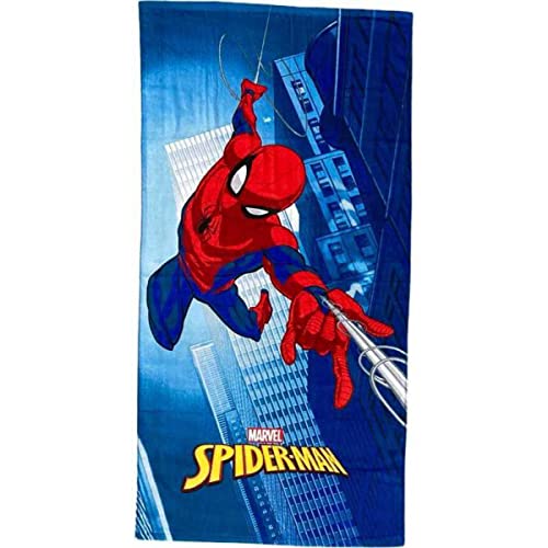 Setino SP-H-TOWEL-90 - Toalla de playa (70 x 140 cm), diseño de Spiderman