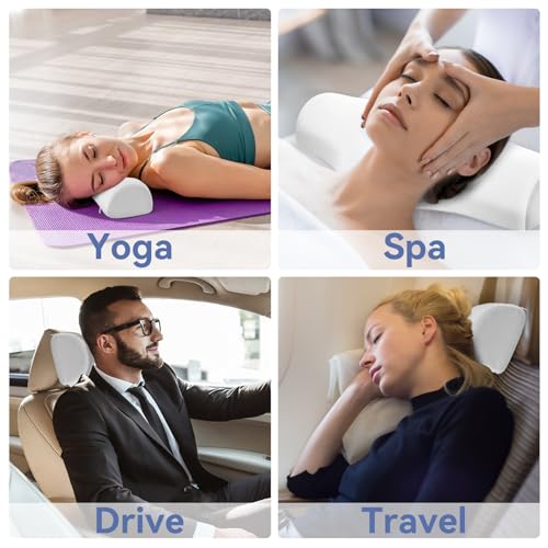 Almohada de espuma viscoelástica para masaje de cuello miniatura 4