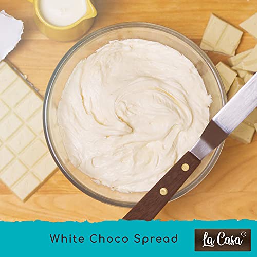 Image of La Casa White Chocolate Spread|Vegetarian|All Natural|Filling Or Ganache|1 Kg |