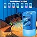Portable Air Conditioners Fan, Personal Air Cooler Mini Space Evaporative Air Cooler with 3 Wind Speeds Small Desktop Cooling Fan Quiet Air Humidifier Compact Air Cooler for Room, Home, Office