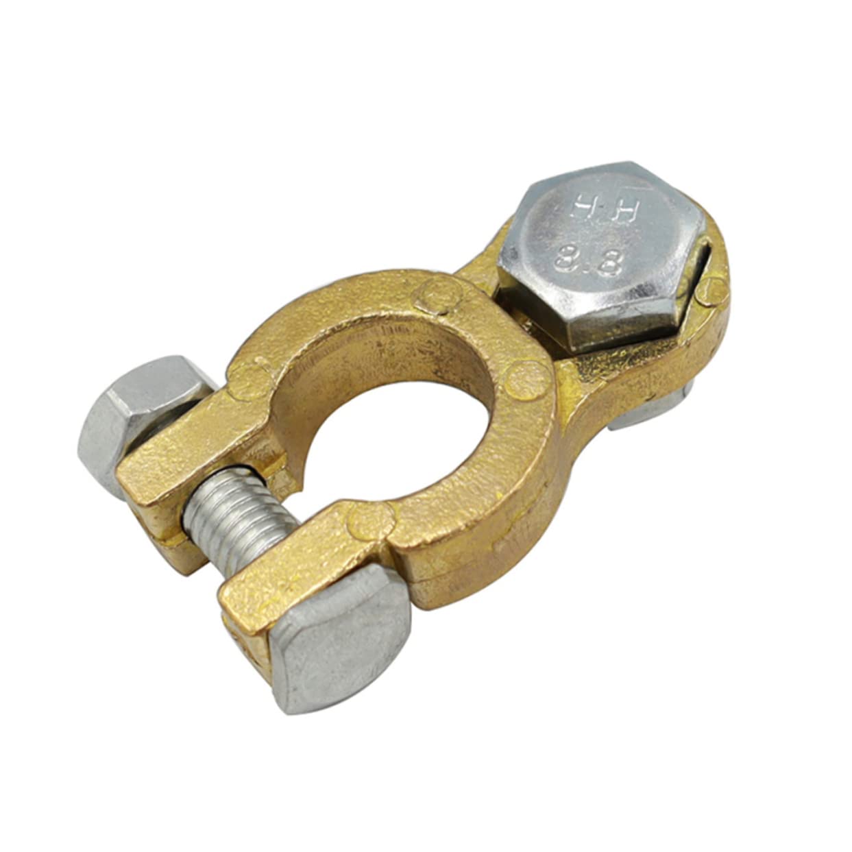 HAPINARY 1 Pair Car Battery Terminal Connector Clamp for Automotive Applications Durable and Efficient Power Connection Suitable for Rvs and Vehicles