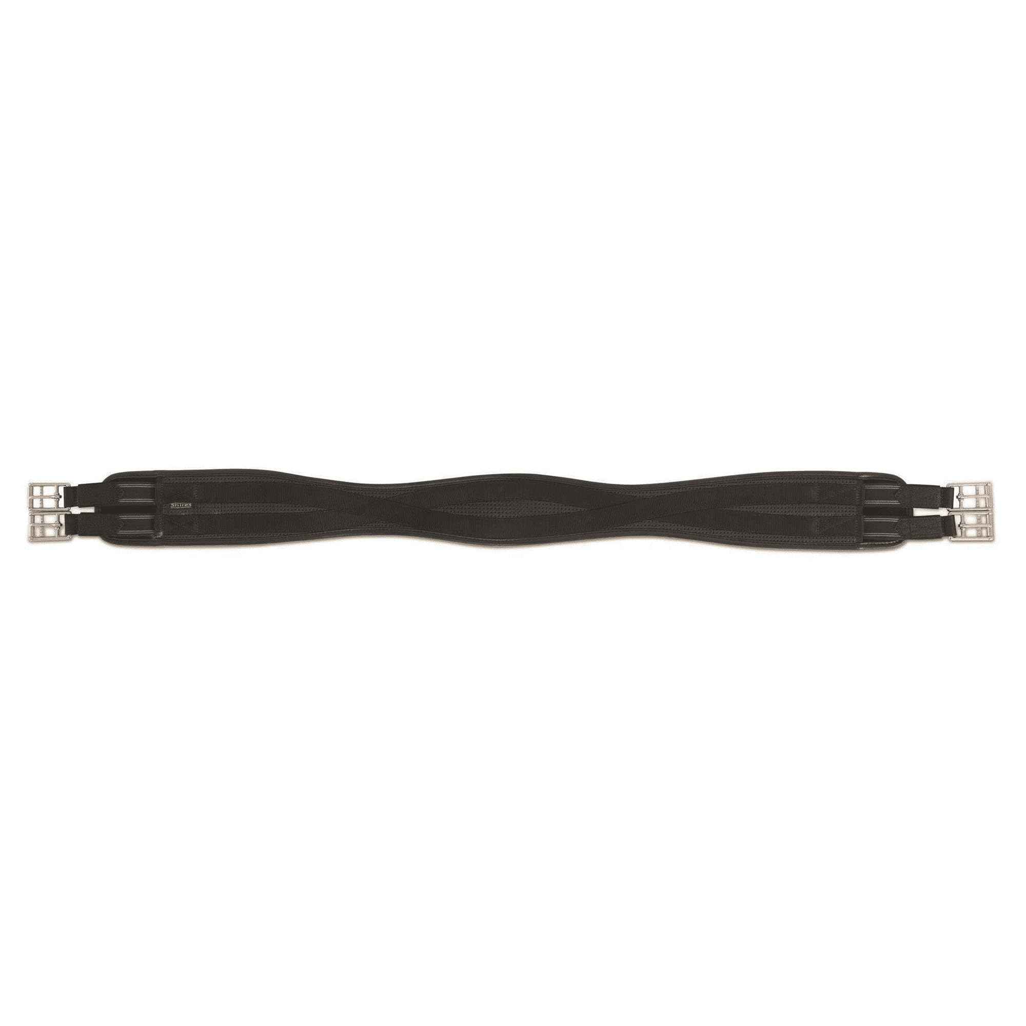 Shires Anti-chafe Elastic Contour Girth - Black: 60
