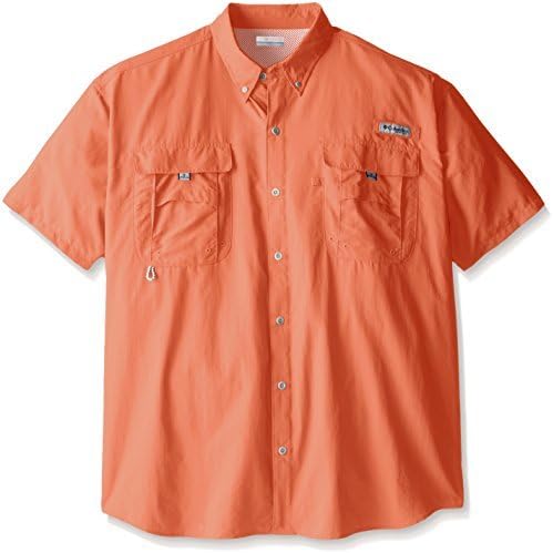 Columbia Men's Bahama Ii Short Sleeve Shirt Coastal Blue Small