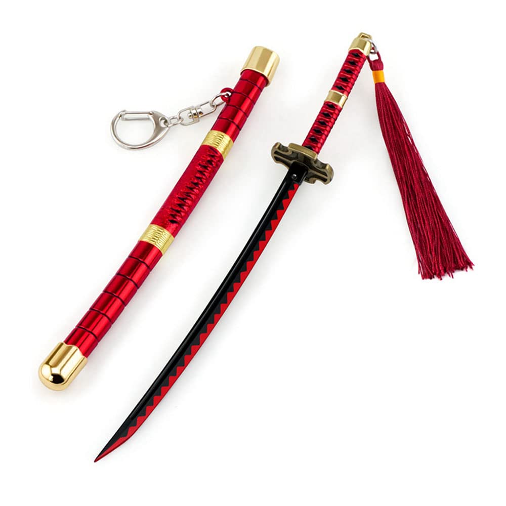 蔵の鍵！？金具を地鉄に使った面白い小刀 Amazon.co.jp: 日本アニメ武器ロロノア・ゾロ赤剣ミニ刀金属モデル