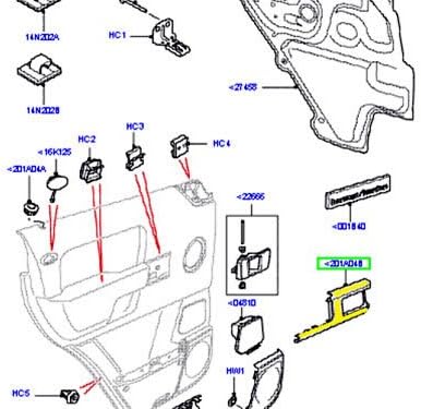 Miniatura 2 de Land Rover Manija auténtica del escudo de la puerta delantera Range Rover 03-06 LH nuevo EIP000031LYU