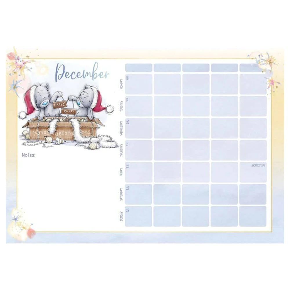 Me To You Multibrand Week-to-View A4 Planner Calendar 2023, Multicolor - Image 2