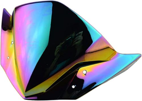 شاشة زجاج أمامي مزدوجة الفقاعة مناسبة لـ Yamaha FZ16 FZ-16 FZ 16 2014-2016 2015 Iridium